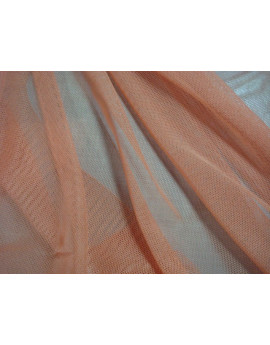 Tissu Tulle Résille Orange