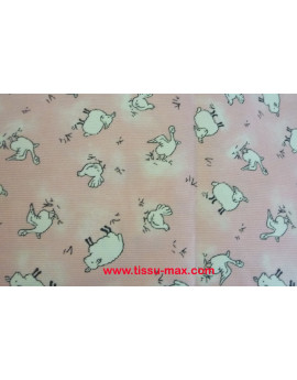 Coupon Tissu Enfants Piqué Coton A008 3m