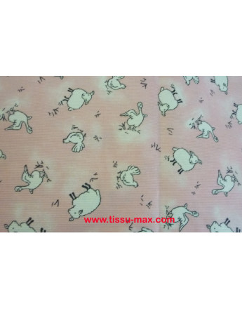 Coupon Tissu Enfants Piqué Coton A008 3m