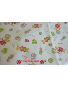 Coupon Tissu Enfant Piqué Coton A009 3M