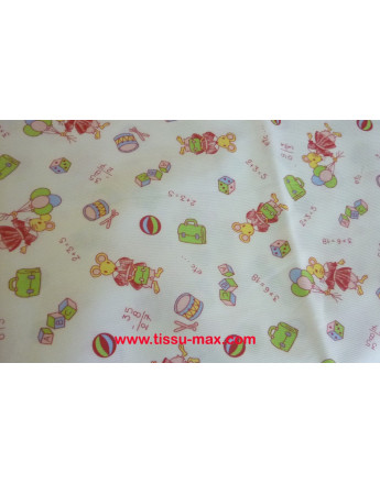 Coupon Tissu Enfant Piqué Coton A009 3M