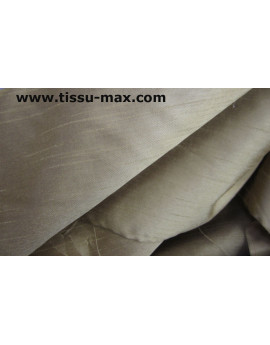 Tissu Shantung Marron Clair DA