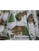 Tissu Ameublement Imprimé Chalets