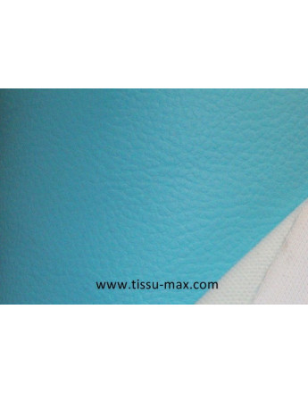 Tissu Similicuir Rigide Turquoise