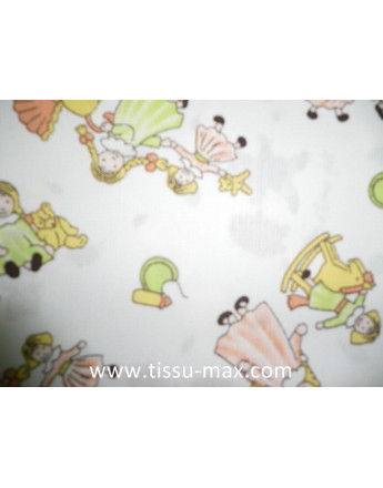  Tissu Piqué Coton Enfants A013 