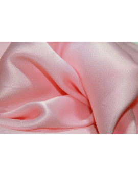 satin de soie rose pale