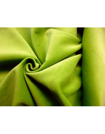 Velour de coton vert claire 