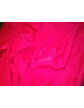 Satin soie fushia