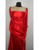 satin de soie ROUGE