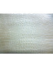 Tissu Simili Cuir Crocodile Blanc épais  