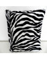 Coussin Zebre Blanc 40 x 40