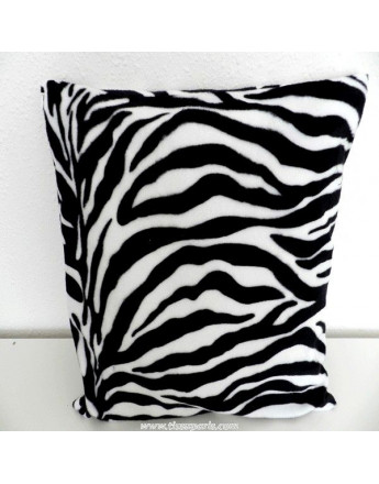 Coussin Zebre Blanc 40 x 40