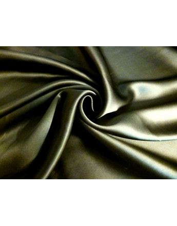 Tissu Satin de Soie Bronze