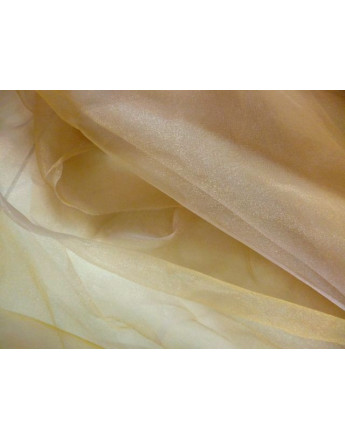 Tissu Organza Beige x 280 largeur