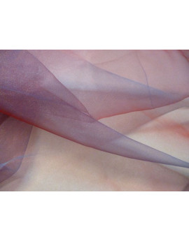 Tissu Organza Violet x 280 largeur