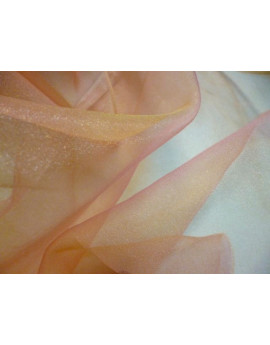 Tissu Organza orange x 280 largeur