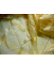 Tissu Organza Jaune Imprimé x 280 largeur