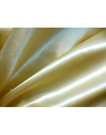 Doublure Satin Jaune Pâle