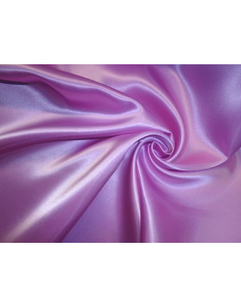 Tissu Satin Polyester Mauve 