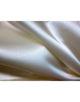 Doublure Satin Blanc Cassé 