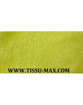 Tissu eponge VERT ANIS 