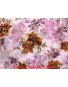 Tissu Mousseline Polyester fleurs d'été 