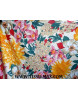 Tissu Polyester Imprimé fleurs d'été J02