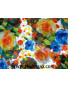 Tissu Mousseline Polyester Imprimée fleurs d'été A69