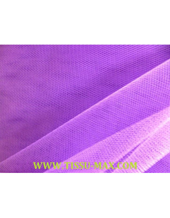 Tissu tulle rigide violet 