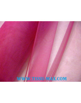 Tissu tulle souple fuchsia 