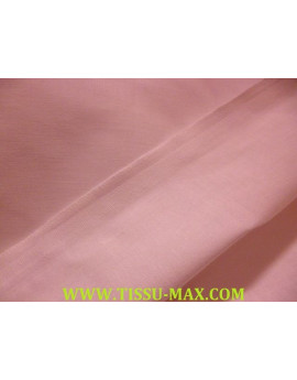 Tissu coton uni rose pale 