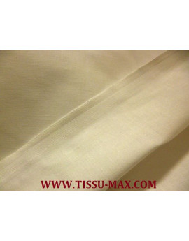 Tissu coton uni beige 