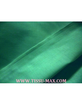 Tissu coton uni vert 