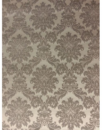 Tissu Ameublement Baroque Gris 