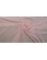 Tissu  Mousseline polyestere rose pâle