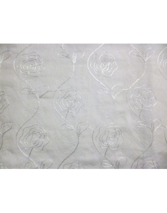 Tissu Lin Brodé 06