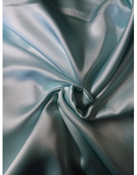Tissu Satin Elastique Bleu turquoise clair