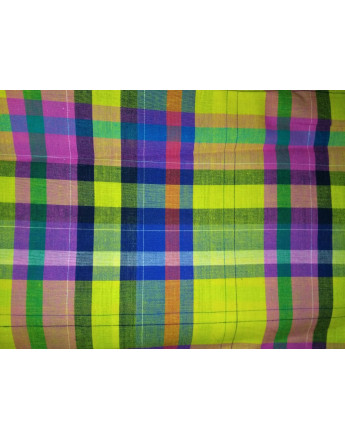 Tissu Madras multicouleur 