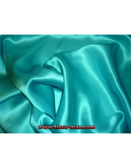 Satin de Soie Turquoise Clair 11