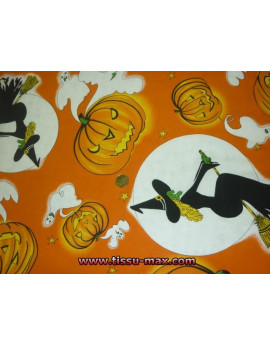 Tissu Halloween A000