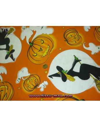 Tissu Halloween A000