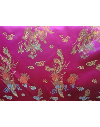 Tissu Chinois Fuchsia