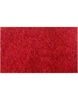 Tissu Eponge Rouge