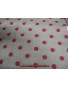 Pois Fuchsia Fond Blanc A000