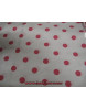 Pois Fuchsia Fond Blanc A000