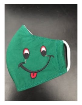 MASQUE SMILEY VERT