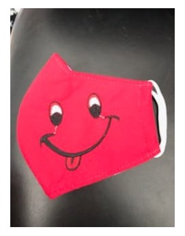 MASQUE SMILEY ROUGE