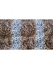 Tissu Fausse Fourrure Léopard Caramel et Beige 