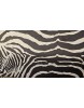 Tissu Fausse Fourrure Zèbre Blanc
