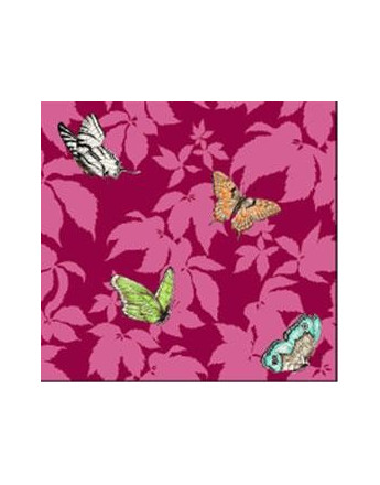 Tissu Percale Butterfly Garden 1108403A